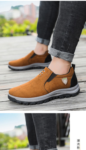 Men's Hiking Shoes Non-Slip Sneakers Boots for Outdoor Trailing Loafers for Men