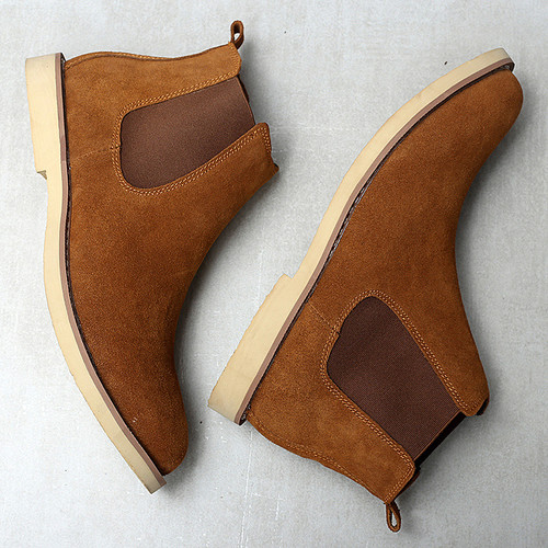 Men's Plus Size Boots Fashion Outdoor Mid-cut Martin Chelsea Boots