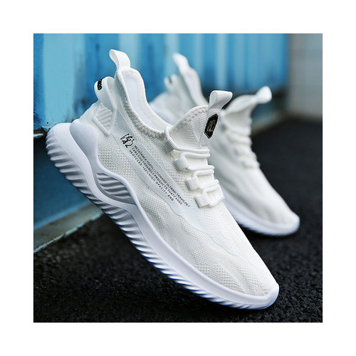 YATAI White Casual Shoes for Men with Breathable and Sweat Absorption YATAI White Casual Shoes for Men with Breathable and Sweat Absorption