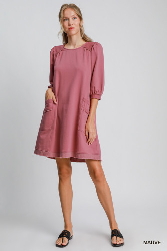 French Terry Mini Dress-44661