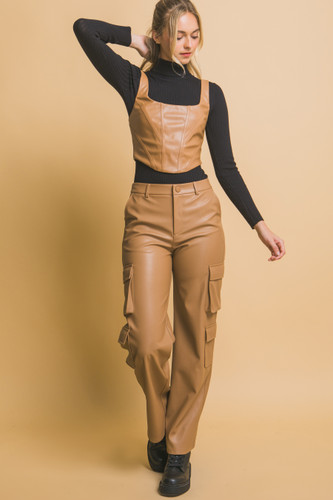 Faux leather corsetry-44777