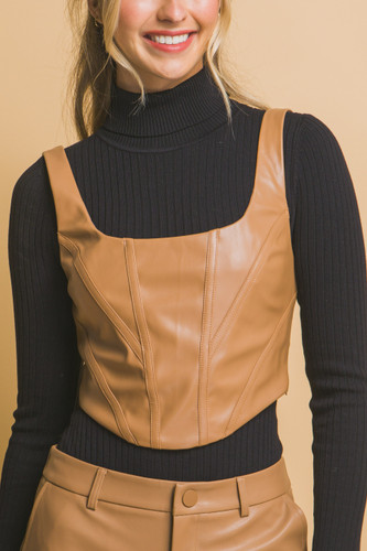 Faux leather corsetry-44777