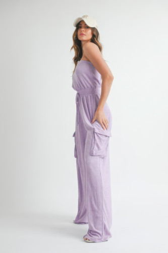 Tube Top  Jumpsuit Romper-44867
