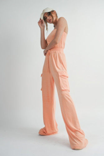 Tube Top  Jumpsuit Romper-44868
