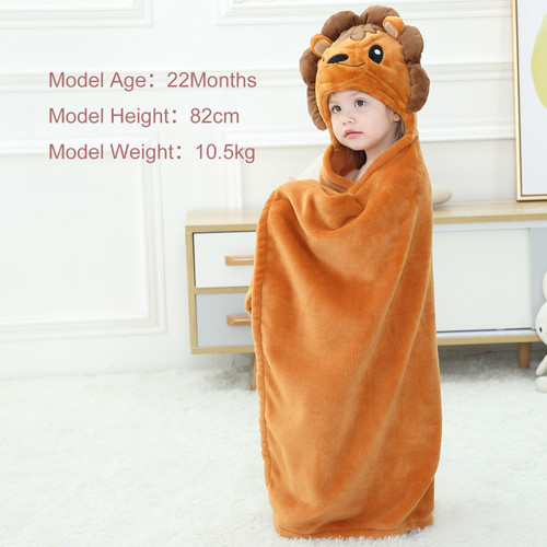 Michley Soft New Born Baby Blanket Cartoon Fleece Children Blanket