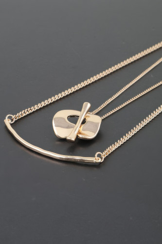 Toggle Hook Chain Necklace-46334