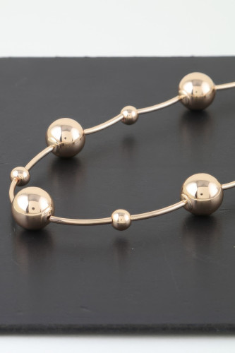 Multi Shiny Orb Necklace-46337