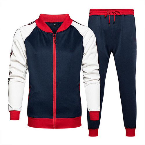 Men's Sportswear Breathable Cotton Sweat Suit Set Big Size Jogger Suits Sports