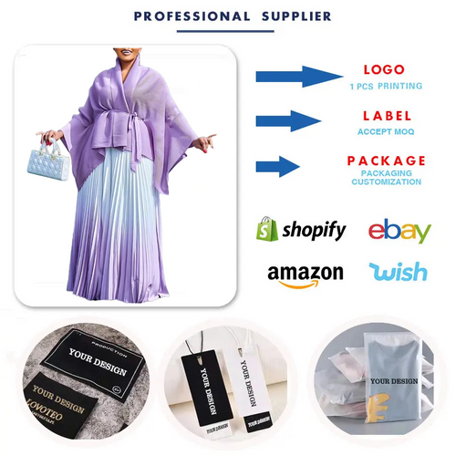 Design Fall African Outfits for Women's Sleeve Top and Skirt Two Piece Set