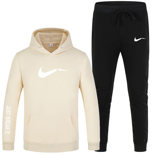 High Quality Hoodie With String Pant Set Men logo Sportswear Joggsuit Sweatsuit