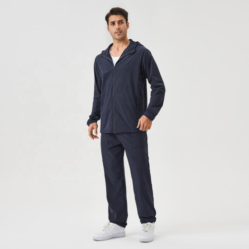 Custom Logo Track Jogging Suit Sportswear Set Men's Sports Clothing Sweatsuit