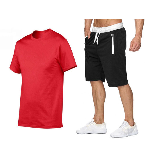Men's Tracksuit Gym Fitness Sports Suit Clothes Jogging Sport Wear 2 Pcs Set
