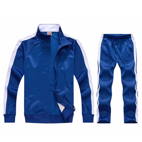 Custom Men's Suit Side Stripe Children's Sports Training Jogging Suit Tracksuit