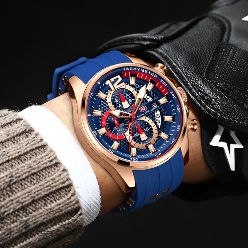 Mens Fashion Brands Watches Luxury Charm Style Waterproof Hands