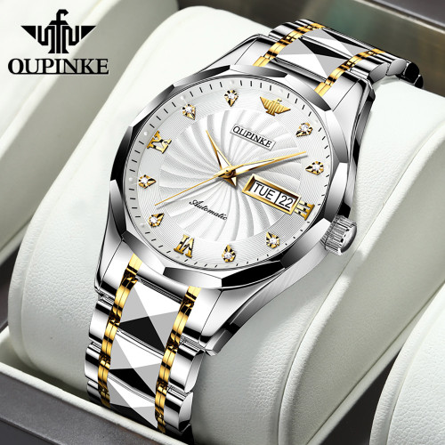 Fashion Watch Nice Stainless Steel Band Water Resist Date Display Hand Watch Man