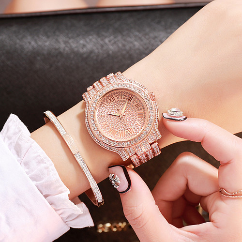 High Quality Fashion Wrist Watch Luxury Diamond Quartz Watches For Men and Women