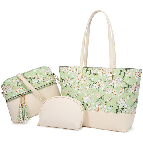 Custom Famous Designer 3pc Ladies Handbags Sets Large Tote Hand Bags Women's Custom Famous Designer 3pc Ladies Handbags Sets Large Tote Hand Bags Women's