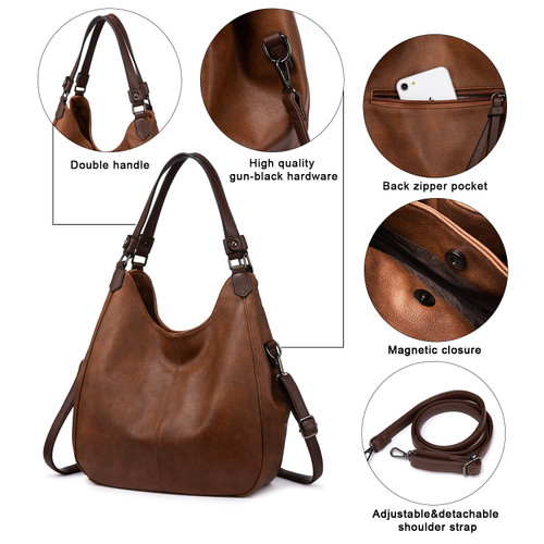 Handbags for Women Large Multi Pocket Ladies Hobo Bag Casual Women's Tote Bags
