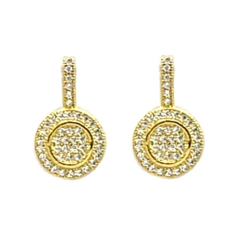 Round Crystal Earring-42173