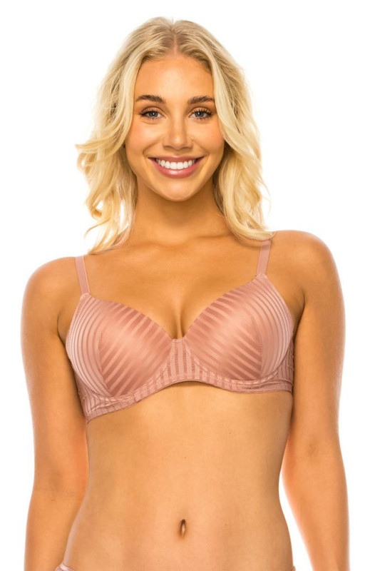 Stripe Lace Bra-42623