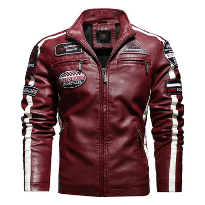 High Quality Biker Customized Fashion Stylish Motorbike Men's Leather Jacket
