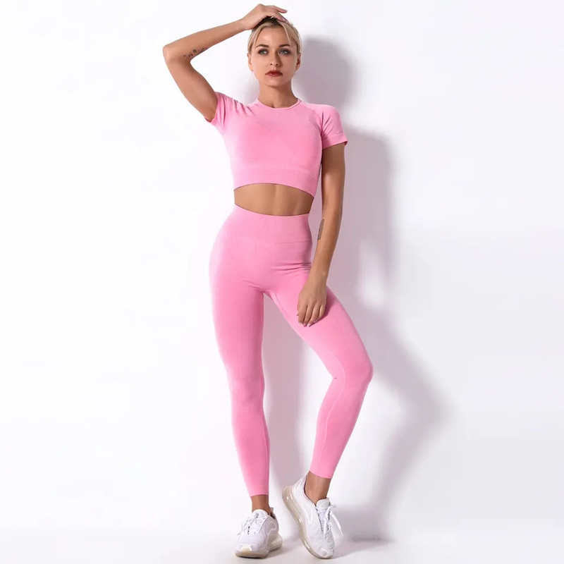 New Activewear Outfits Sportswear Women High Sports Bra Leggings Shorts Fitness