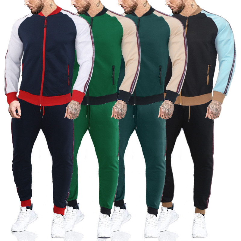 Custom Men's Tracksuits Two Piece Set Tracksuit Sportswear Polyester