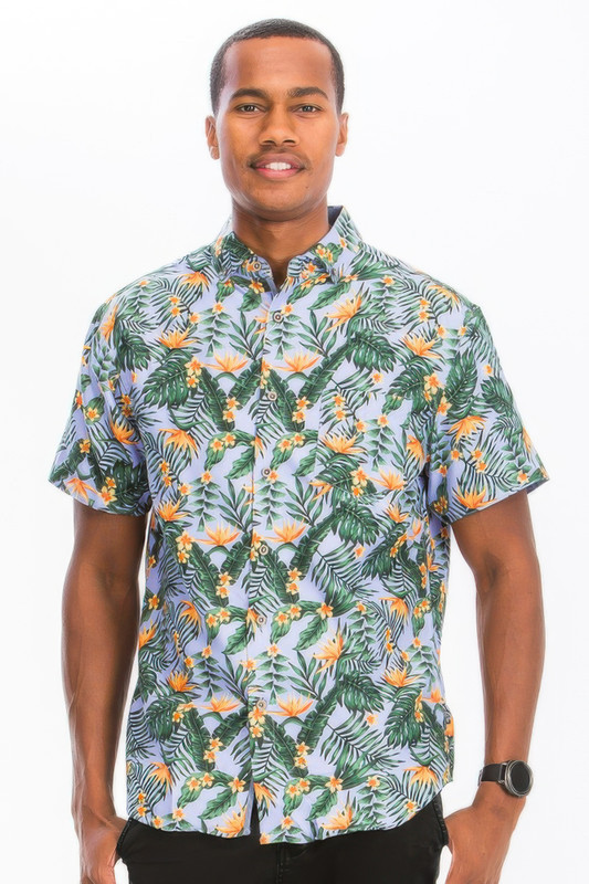Hawaiian Button Down Shirt-48948