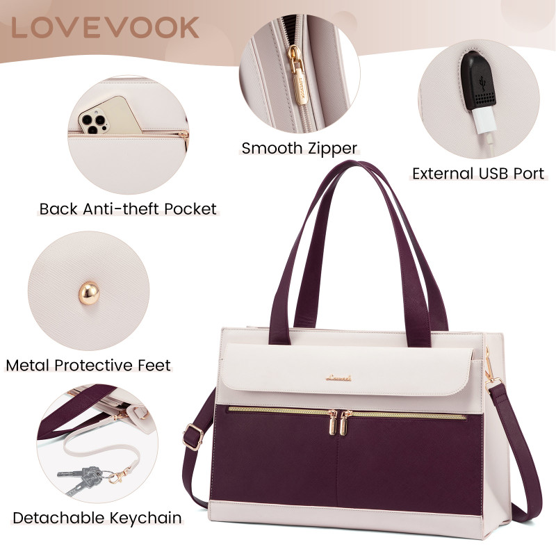 Fashion Casual Ladies Shoulder Bags Briefcase for Women Purses Laptop Tote Bags