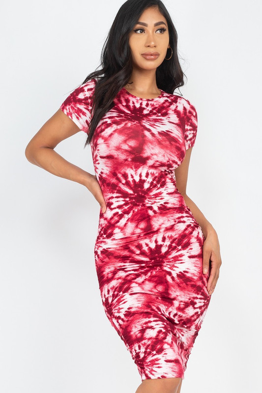 Tie-dye Printed Dress-41967