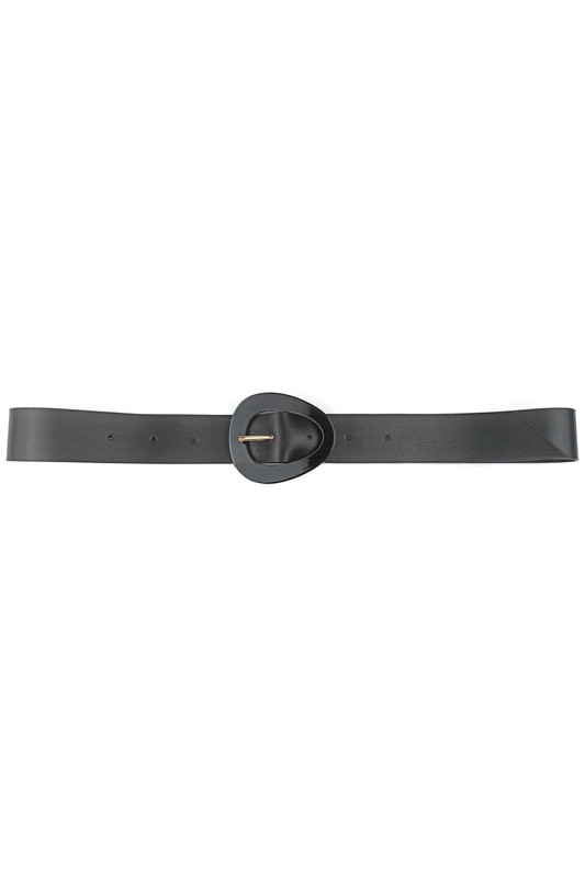 Smooth Oval Buckle Belt-42065
