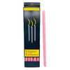 Pink Chime Candle 6 Pack 10"