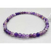 Amethyst Bracelet 4 mm.