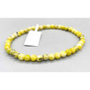 Turquoise, Yellow Bracelet 4 mm.