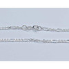 Sterling Figaro Chain 18"