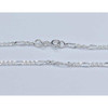 Sterling Figaro Chain 20"