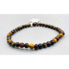 Tiger Eye Tri Color Bracelet 4 mm.