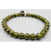 Garnet, Green Bracelet 5-6 mm.