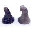 Witch's Hat Amethyst (Set Of 2) 1 3/4"