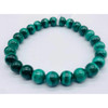 Malachite Beaded Bracelet 8 mm.