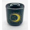 Moon & Star Black Ceramic Holder