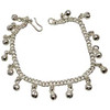 Silvertone Anklet W/ Bells