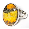 Mustard Jasper Ring Size 7