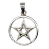 Pentagram Sterling Pendant 3/4"