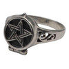 Pentagram Poison Ring Sterling Size 9