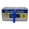 Blue 4" Household Candles (Set Of 72)