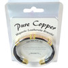 Magnetic Leatherette Copper Bracelet (Various Styles)