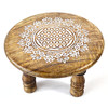 Flower Of Life Altar Table - Round