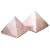 Rose Quartz Pyramid 25-30 mm.