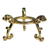 Gold Plated Flower Crystal Ball Stand